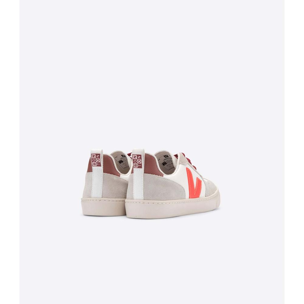 Veja V-10 VEJA X BONTON Topanky Detske White/Orange | SK 745CTV